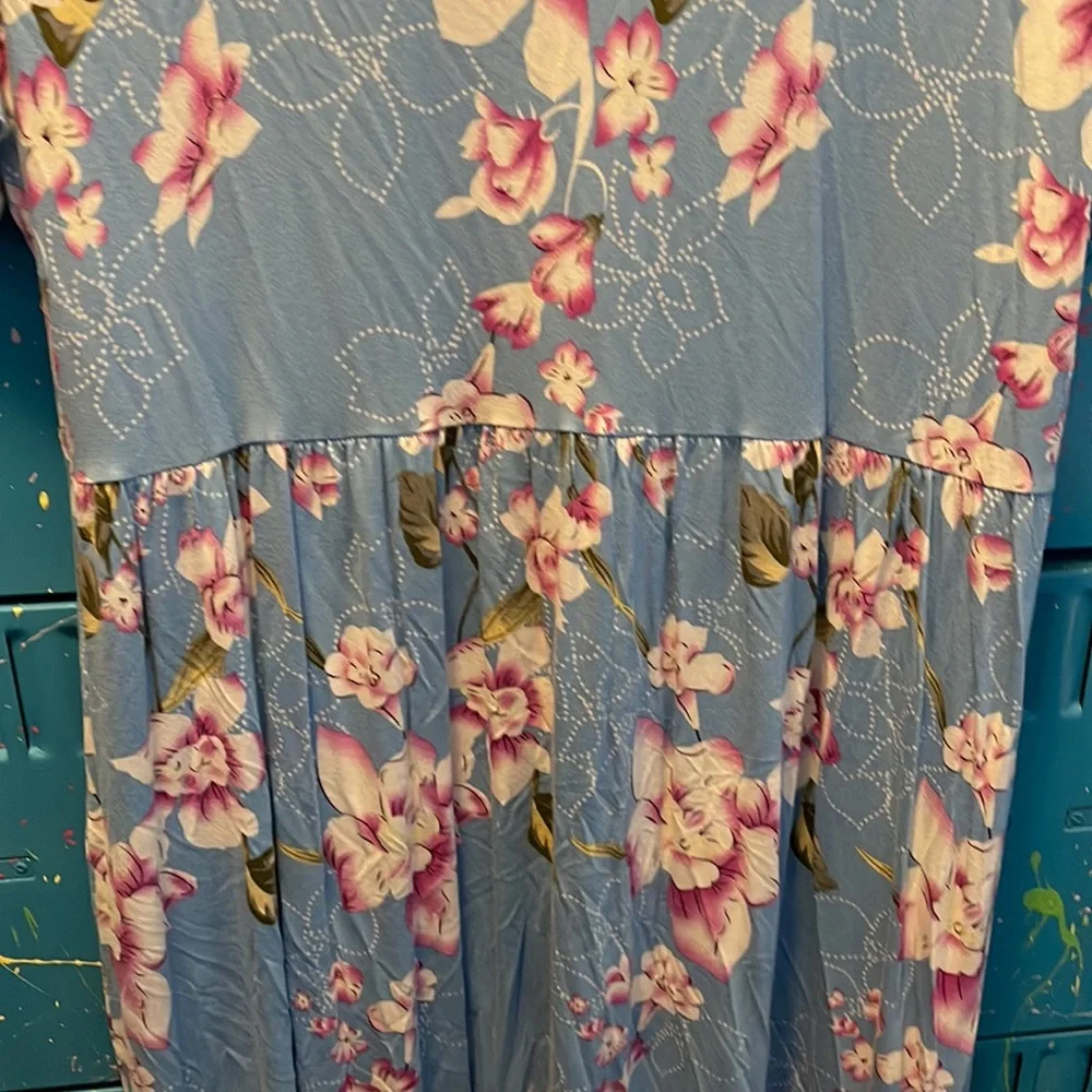 DB MOON floral Dress. 3XL. CL03 - Picture 6 of 10